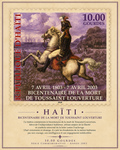 Maison Hibiscus | Affiche Vintage – Bicentenaire de la mort Toussaint Louverture