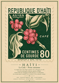 Maison Hibiscus | Affiche Vintage – Le Café d'Haïti