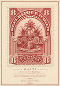 Maison Hibiscus | Affiche Vintage – Armoiries de la république (bordeaux)