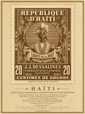Maison Hibiscus | Affiche Vintage – Jean-Jacques Dessalines (marron)